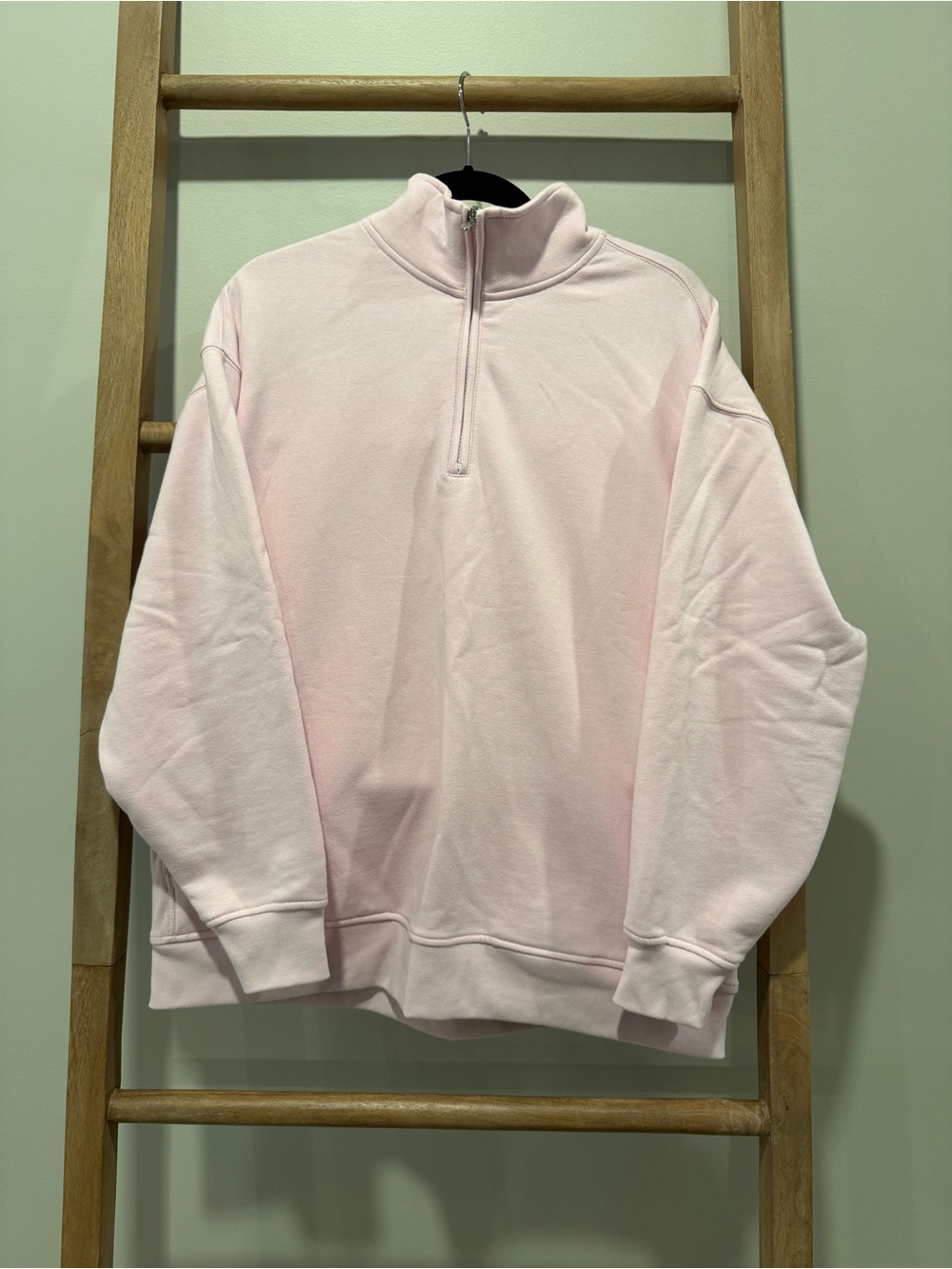 Athleta Women’s Half-Zip Pullover Sweatshirt - Light Pink